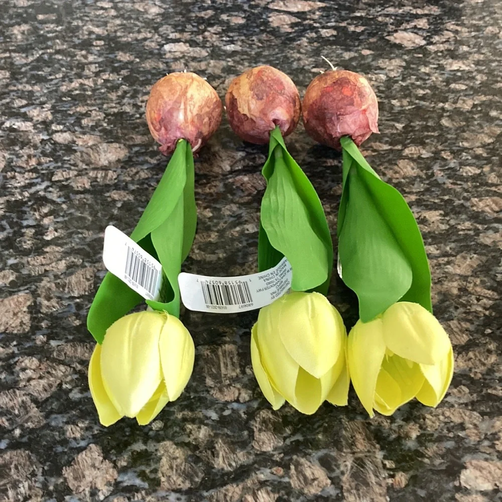 ASHLAND FAUX TULIP BULBS SET OF 8 NWT